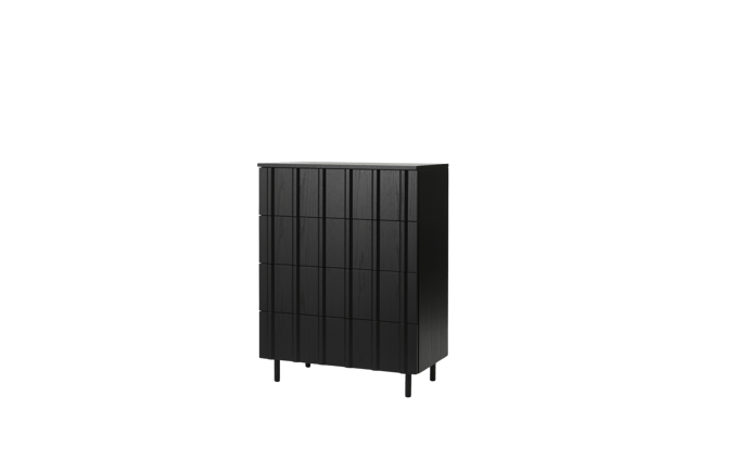 Normann Copenhagen Rib ladekast - soft black