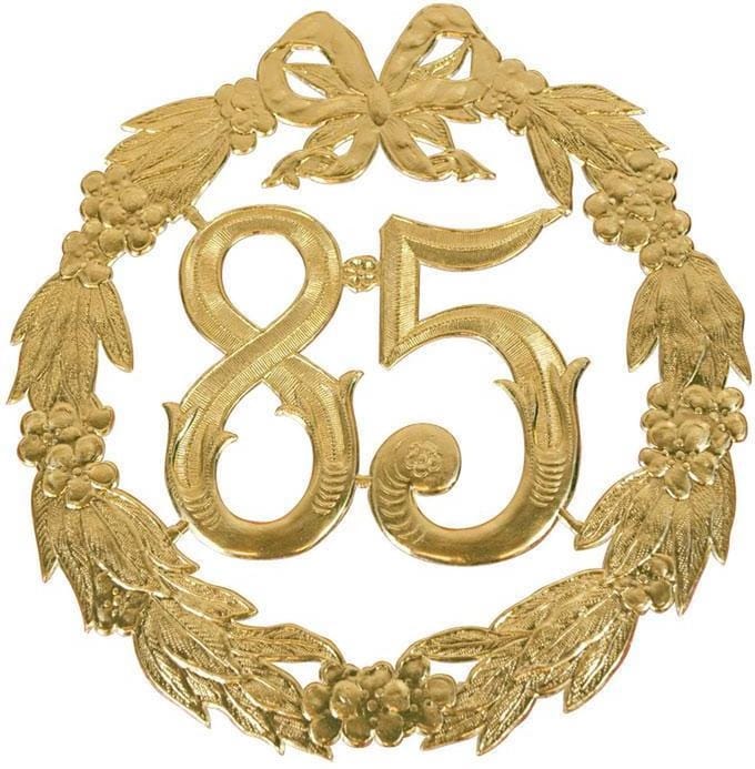 Jubileumcijfer 85 - 24cm - 85 Jaar - Goud