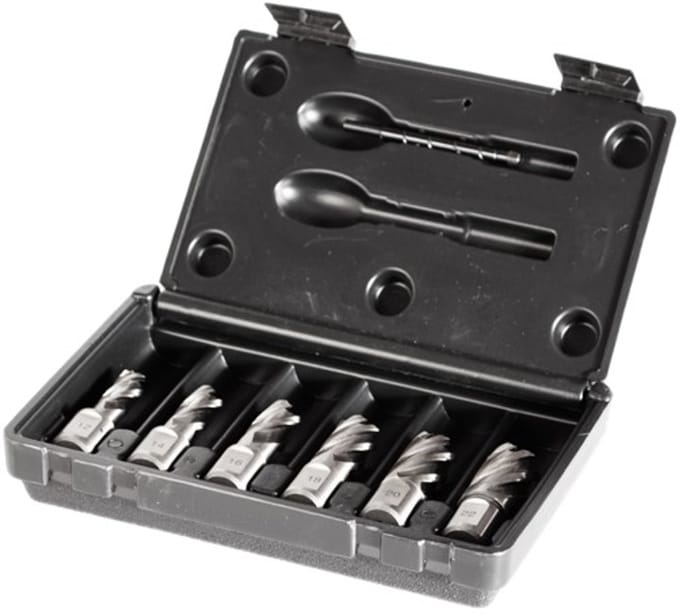 NTools HSS Kernboorset 30mm 12/14/16/18/20/22mm