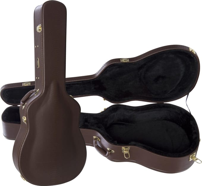 Fame DA-1 Dreadnought gitaar case Dark Brown - Koffer voor akoestische gitaren