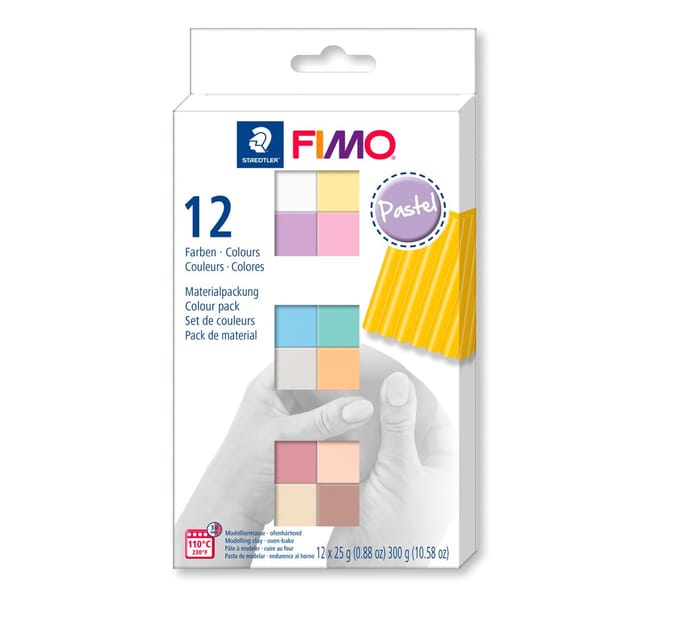 FIMO soft - ovenhardende boetseerklei - colour pack - 12 pastel colours