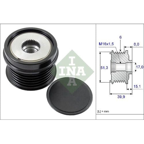 Schaeffler Ina Generator vrijloop INA 535 0252 10