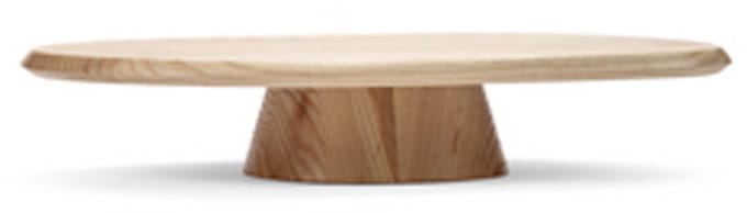 Serax Kelly Wearstler Dune taartschotel D34/20cm H6cm ash lichtbruin