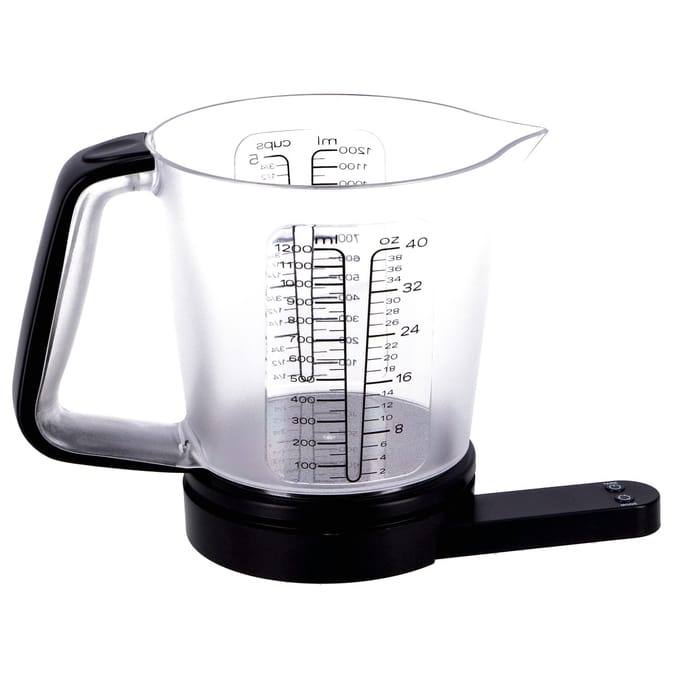 Keukenweegschaal met Maatbeker - 1200 ml - tot 5 kg