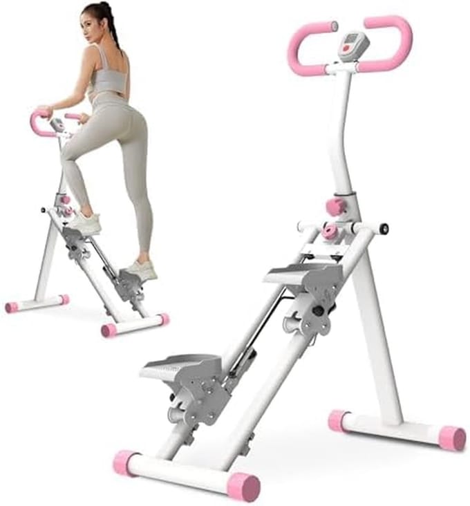 Verticale Klimmer Machine - Stepper Cardio - Full Body Workout - Opvouwbaar Compact - Max 100kg - Zwart