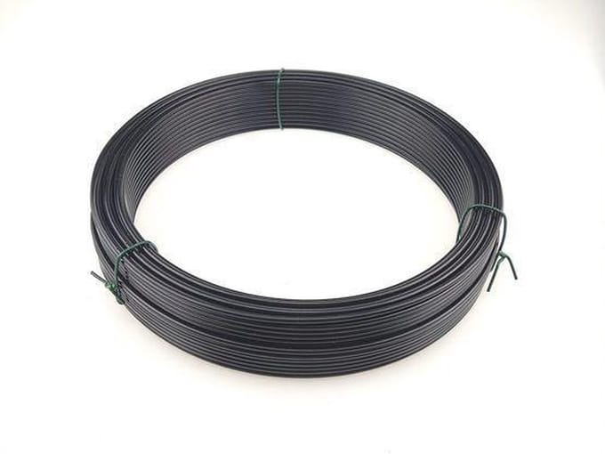 Spandraad 3,8mm 200m Zwart
