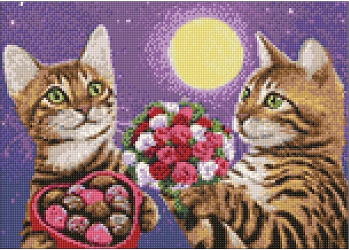 Wizardi Diamond Painting Kit March Games WD211