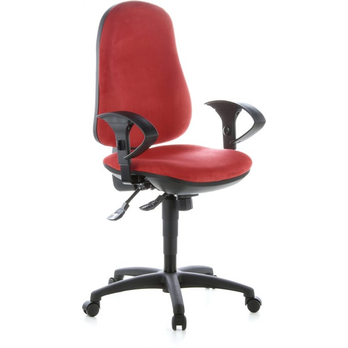Topstar Ergo Sydney -  Bureaustoel - Microfiber - Rood