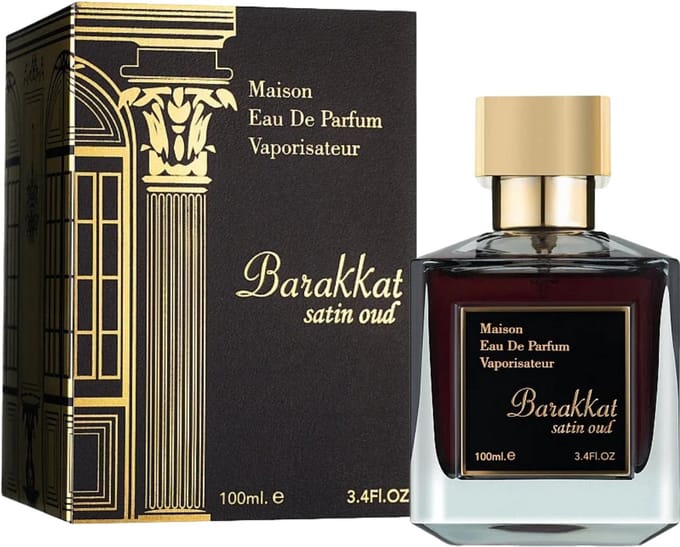 Barakkat Satin Oud (- 100 ML - Eau de Parfum - Oud Satin Mood Dupe