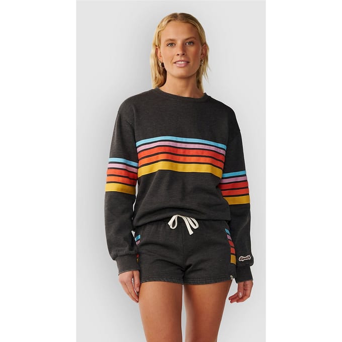 Rip Curl Surf Revival Relaxed Sweatshirt Zwart S Vrouw