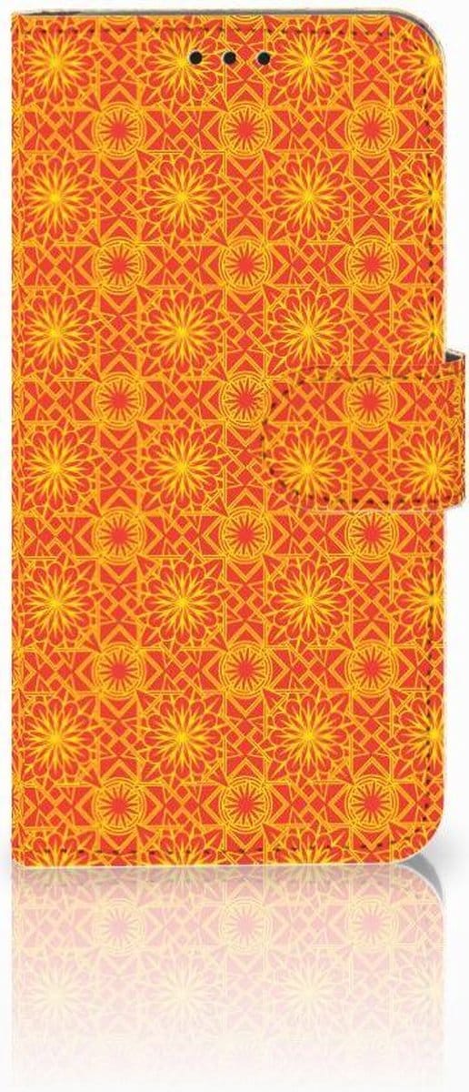 Huawei P30 Lite (2020) Telefoon Hoesje Batik Oranje