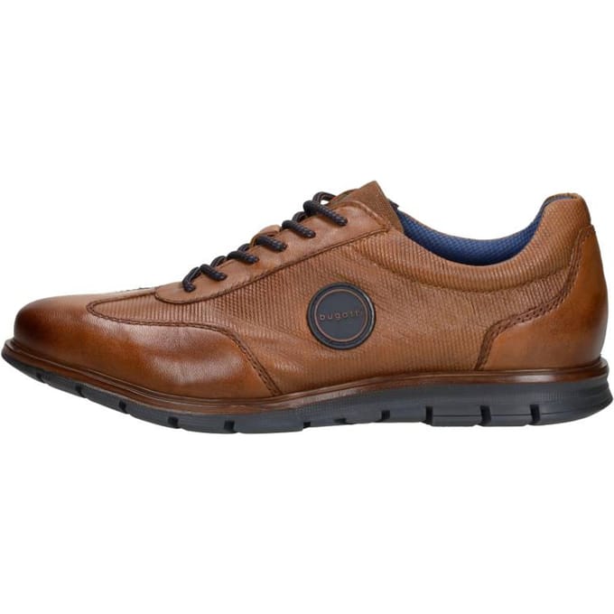 Bugatti Simone Comfort Veterschoenen Laag - Cognac - Maat 46