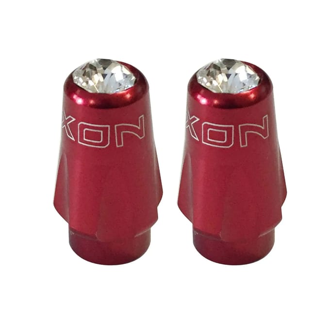 Bouchon van ventiel in 6061-aluminium met swarovski-kristal XON Presta (x2)