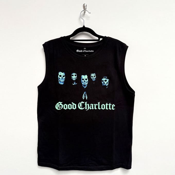 Good Charlotte - Generation Rx Skull Faces Tanktop - M - Zwart