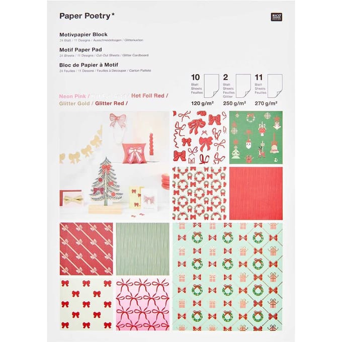 Knutsel papier blok "Put A Bow On It!"