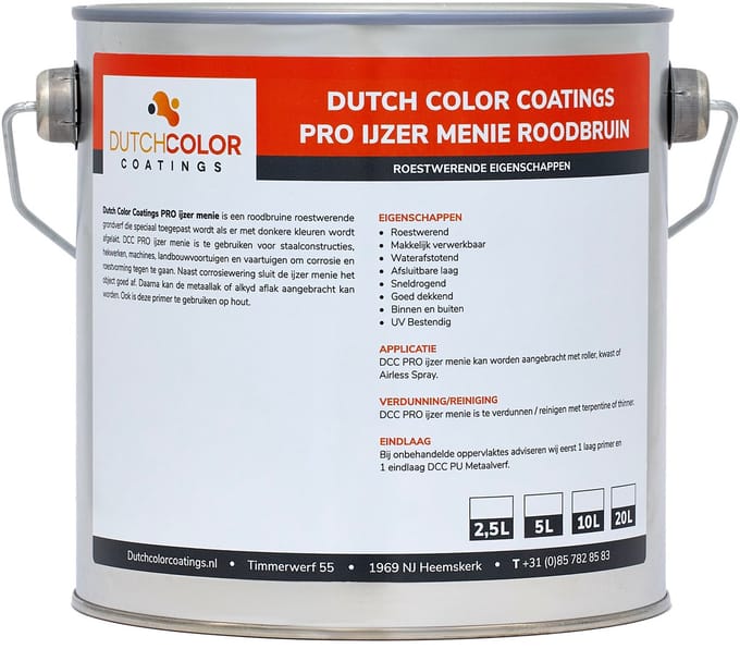 DCC PRO IJzermenie Roodbruin - 20L - RAL 8012 | Roodbruin