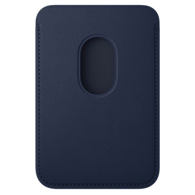 Apple FineWoven Wallet MagSafe met 'Zoek-mijn' functie - Deep Blue