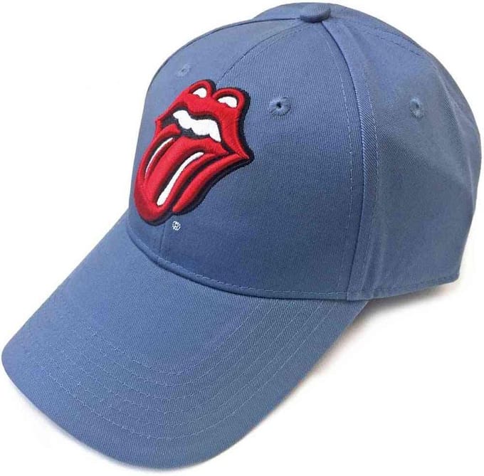 The Rolling Stones - Classic Tongue Baseball pet - Blauw