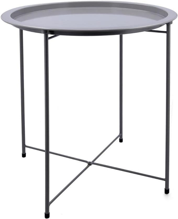 Stijlvolle Bijzettafel - Compact Vierkant Salontafel (46.7x46.7x50.5 cm)