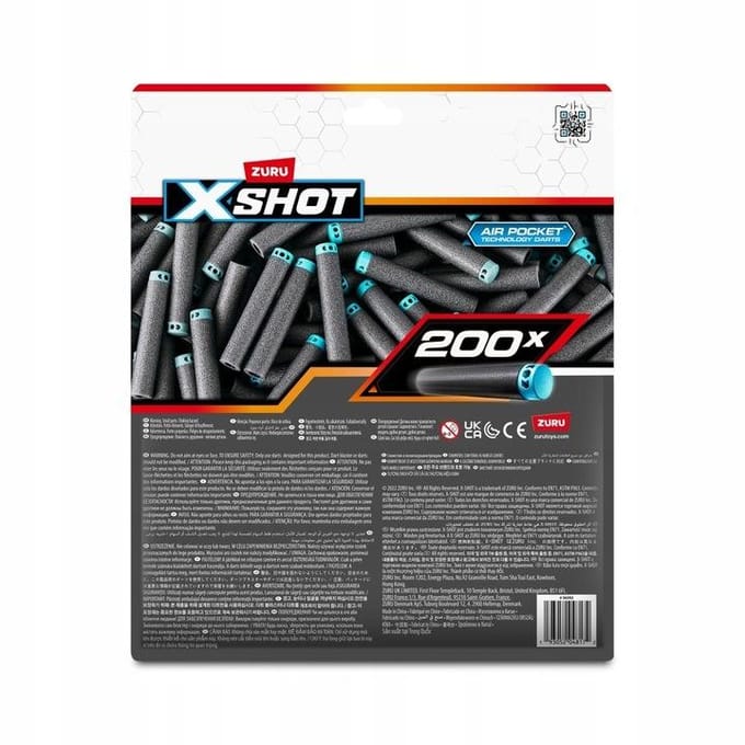 ZURU - XSHOT -Excel - Navulverpakking - Speelgoedblaster - 200 pijltjes