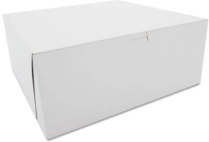 Professionele Taartdozen Wit Kraft Karton Zonder Venster - Set van 100