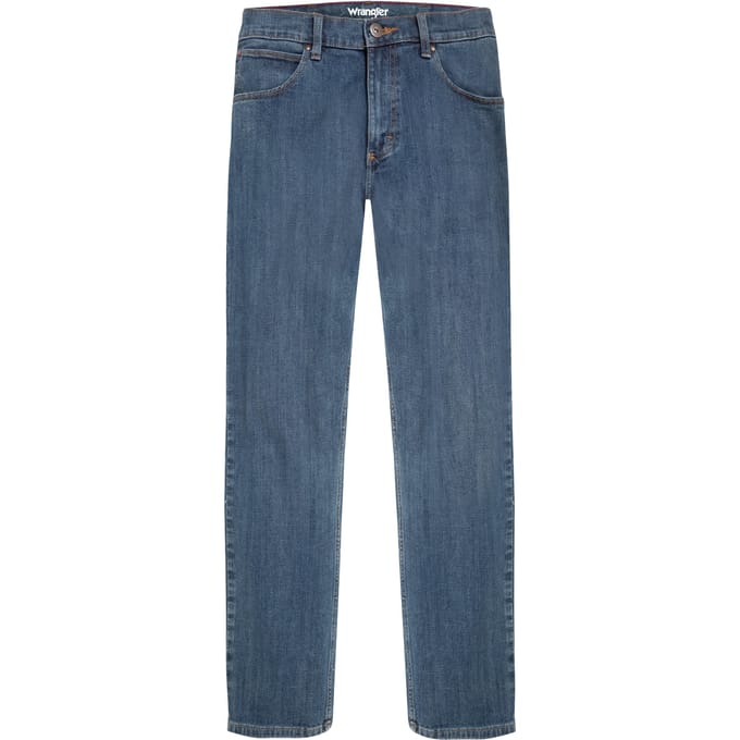 WRANGLER REGULAR MID STONE REGULAR JEANS-HEREN