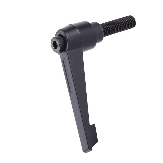 Heavy Duty Vergrendelende Klemhendel Verstelbare Handgreep Externe Schroefdraad (M10*30) wit