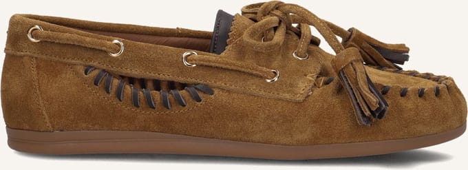 AYANA Shn0238-12 Mocassins Dames - Instappers - Bruin - Maat 38