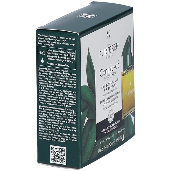 René Furterer Head Spa Complexe 5 Stimulerend concentraat kracht en vitaliteit | essentiële oliën 50 Shampoo