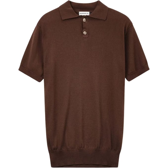 Gebreid poloshirt The Resort Co