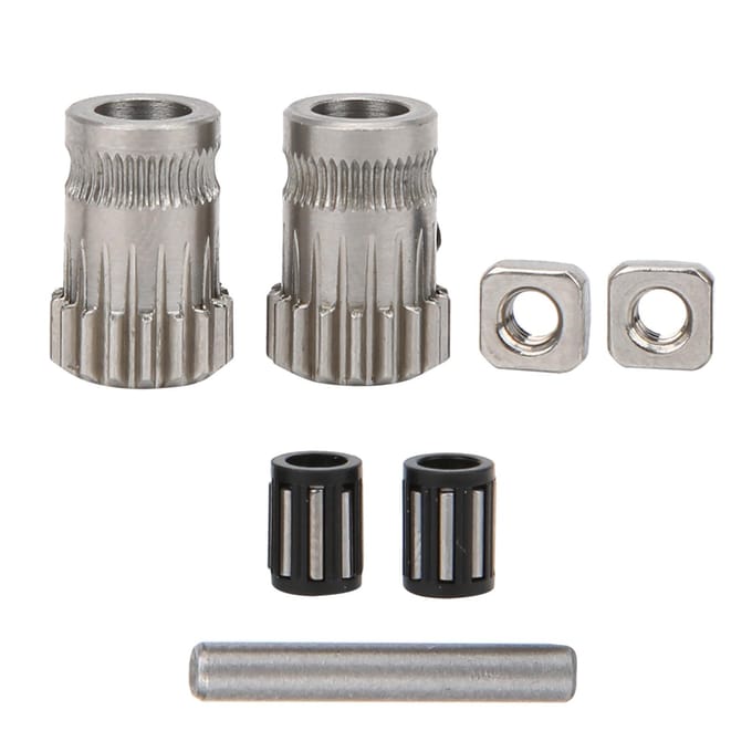 3D Printer Katrol voor BtechPrusa i3 MK2MK3 Kloon Draadaanvoerwiel Kit Onderdelen Accessoires gray