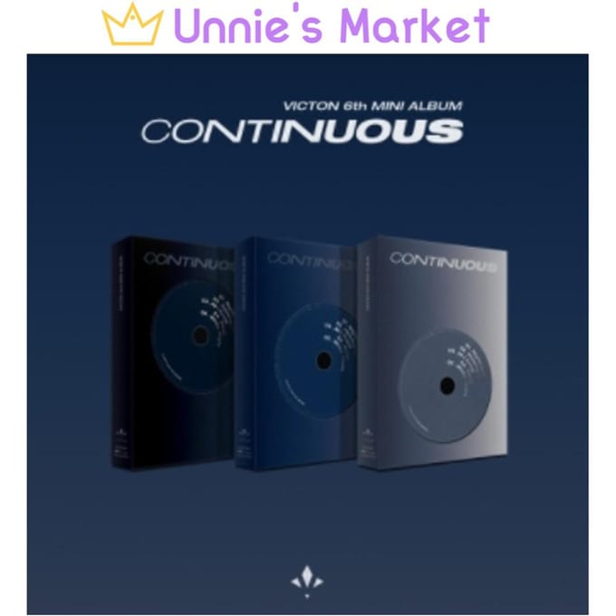 VICTON [CONTINUOUS] 6e Mini Album Random,No poster black