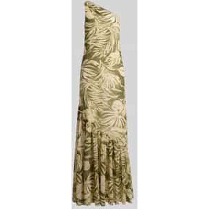 One Shoulder avondjurk met volants