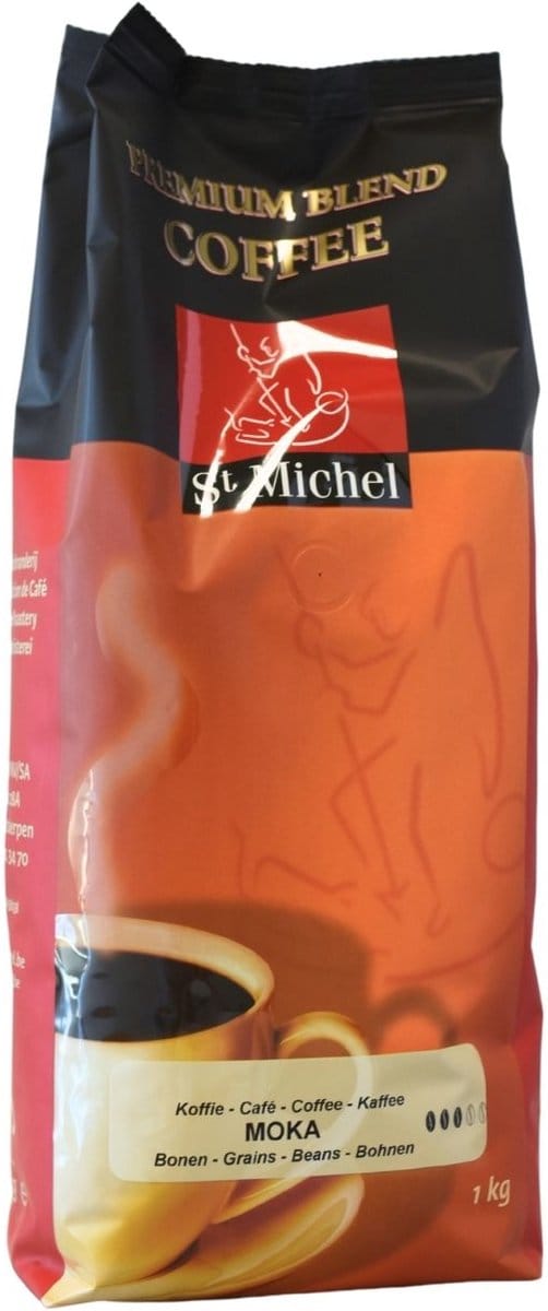 St. Michel Moka koffiebonen 1 kilo 80% Arabica - 20% Robusta