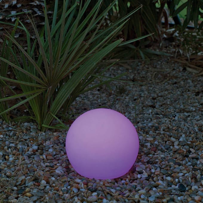 Lamp op zonne-energie Newgarden, drijfbaar, Ø 40cm