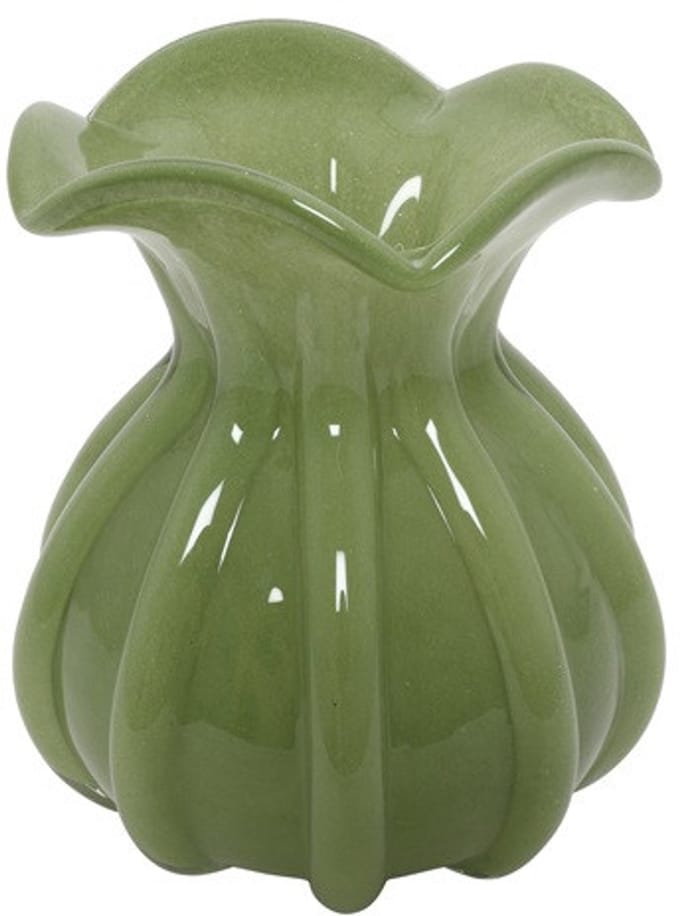 Countryfield Vaas Rian glas L14B14H15,5CM groen