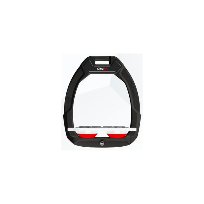 Zwart/Wit/Rood Veiligheidsepostalien Plat Grip Flex-On Safe-On