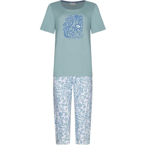 Pastunette - Pyjama - Stone Blue - Katoen - Blauw - Maat 48