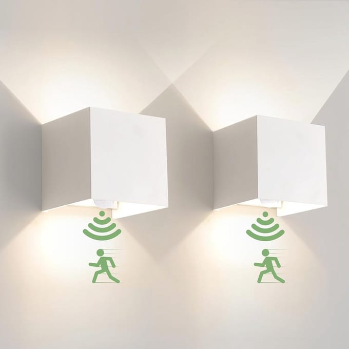 LED Wandlamp Binnen met Bewegingssensor en Verstelbare Stralingshoek 4000K
