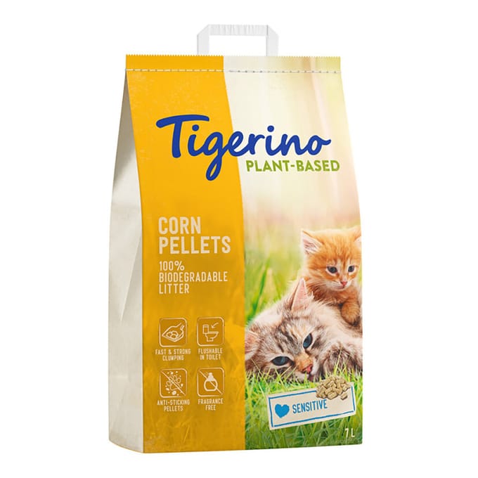 7 L Tigerino Plantaardige Kattenbakvulling