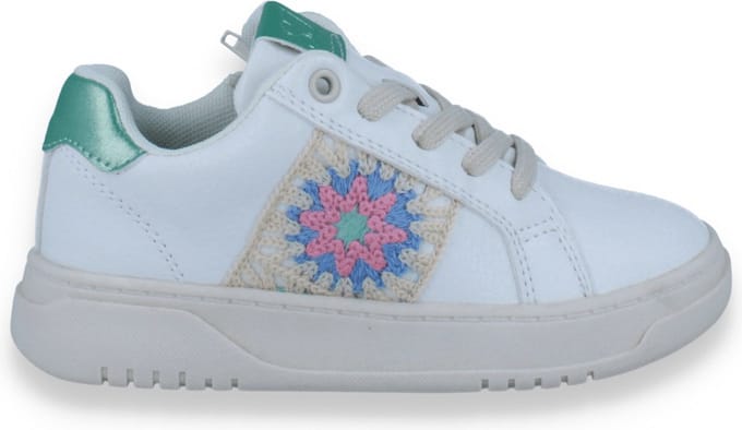 Sj Lifestyle Meisjes Sneaker | Wit | Maat: 37