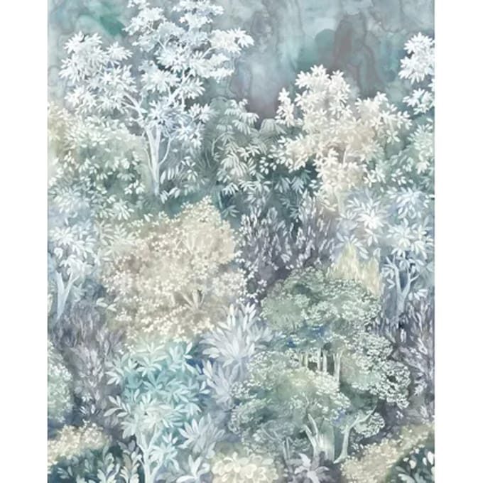 Fotobehang - Forêt Enchantée 200x250cm - Vliesbehang