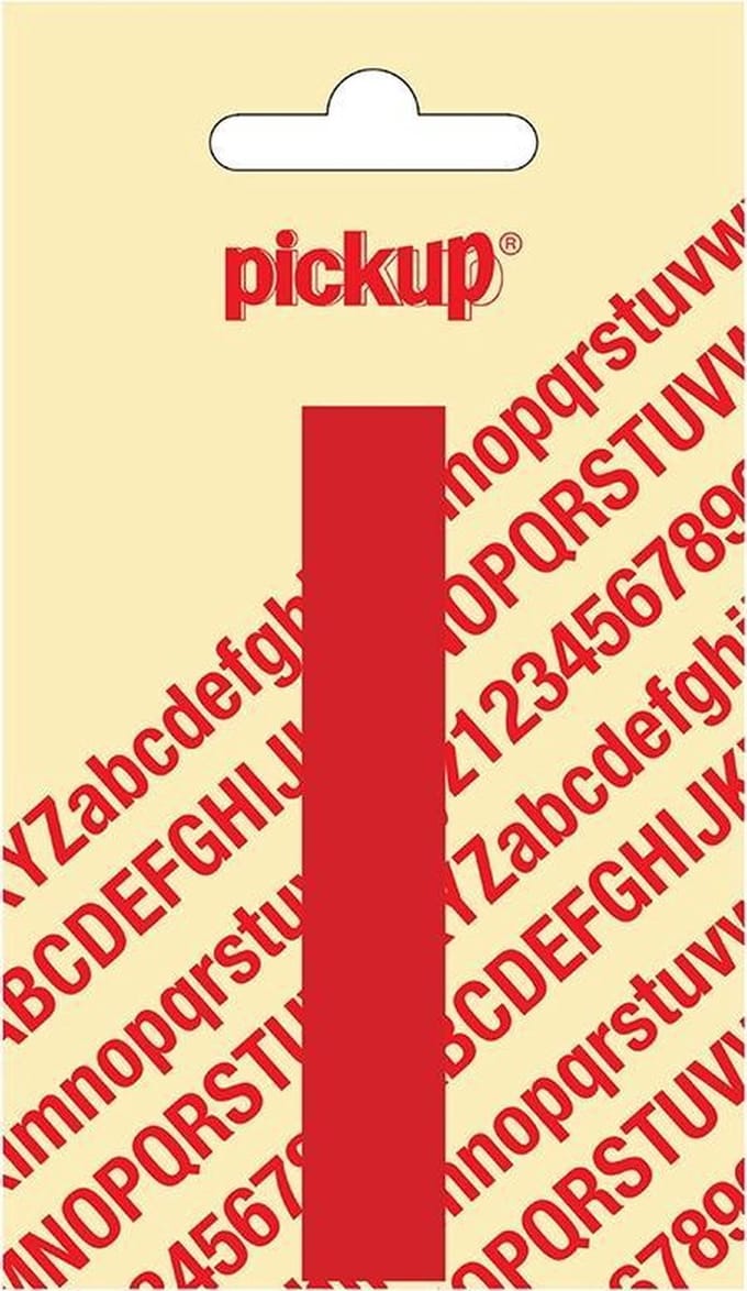 Pickup plakletter Nobel 90 mm rood I - 31022090I