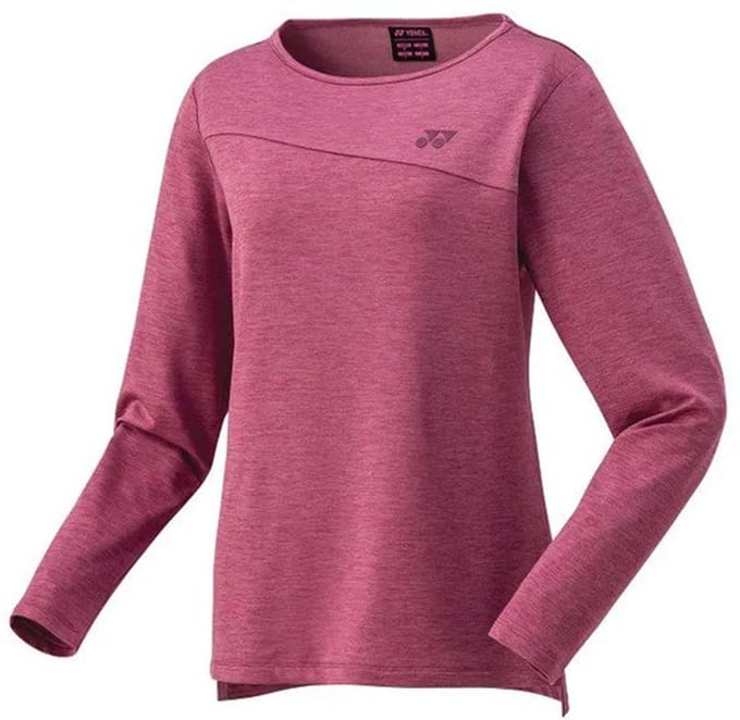Yonex dames longsleeve sport shirt 16613EX - rose - maat L