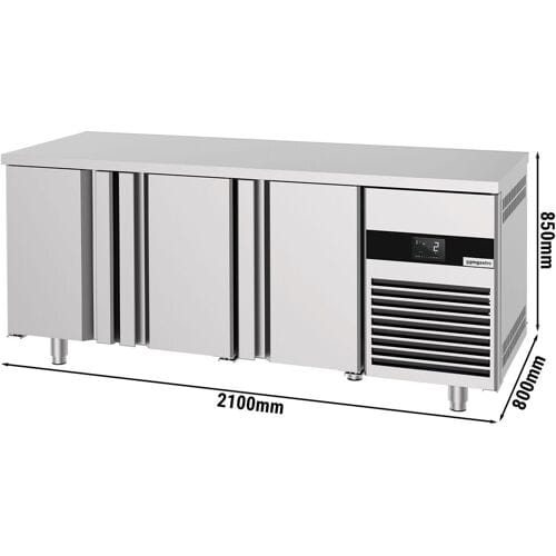 GGM Gastro Bäckereikühltisch PREMIUM - 2100x800mm - mit 3 Türen