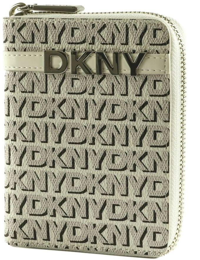 DKNY portemonnee Avril Zip Around Wallet Marshmallow wit