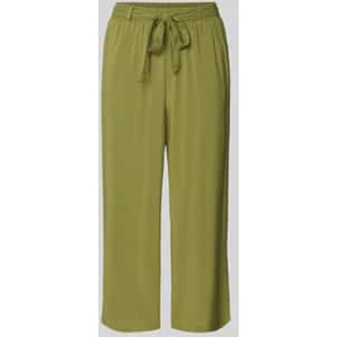 Culotte van viscose met strikceintuur