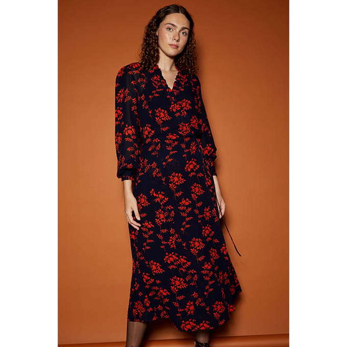 LK Bennett Dita Midi Dress Multicolor Größe: 8 | Midikleider Outlet | Damen