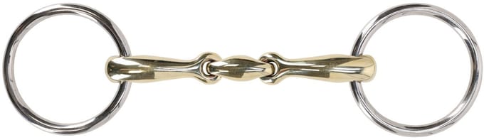 QHP - Watertrens Anatomisch - Argentaan - Dubbelgebroken - 12.5 cm