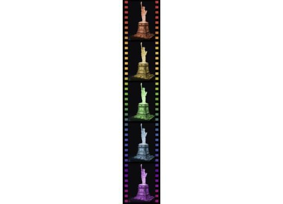Ravensburger Statue of Liberty Night Edition- 3D puzzel gebouw - 108 stukjes